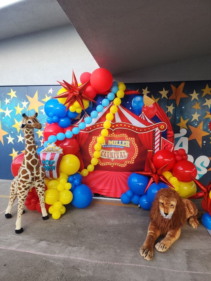 Grand Circus Carnival Balloon Decor Package