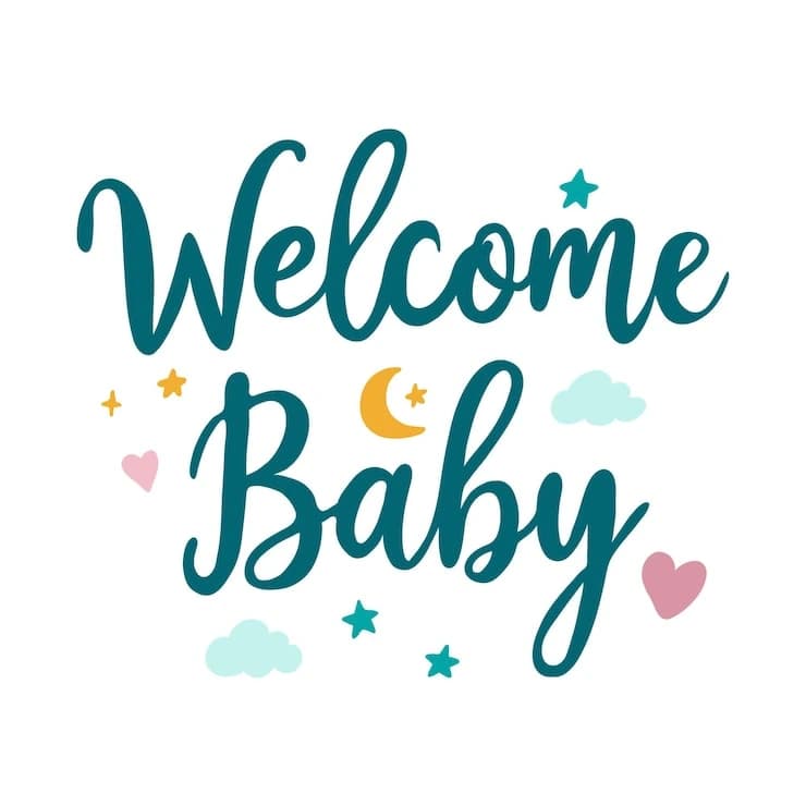 Newborn baby welcome home decorations